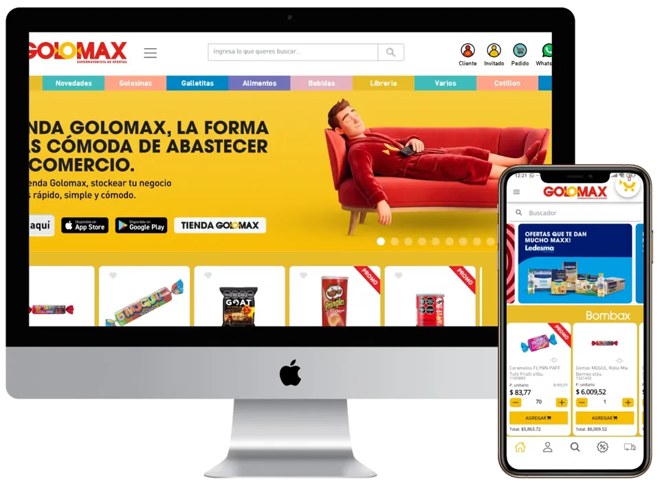 Pantallas de Golomax